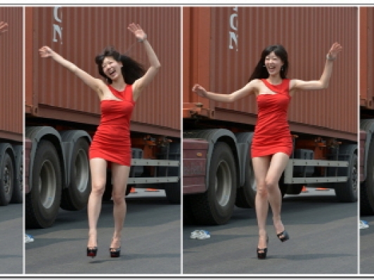 [T포토 l] 얼~씨구나!!  이수린의 춤시위.