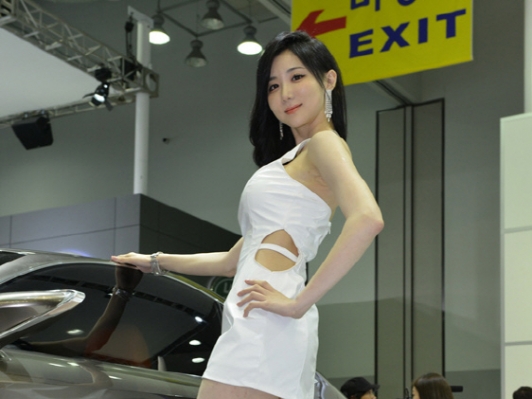 [포토]2014 부산 국제 모터쇼 국내 최정상 레이싱 모델 ~!렉서스 연다빈양