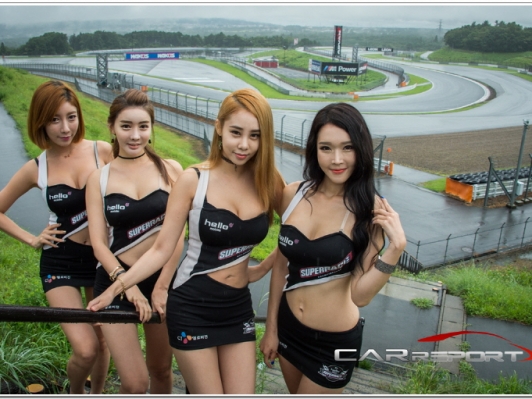 [화보] 박유주·최은하·강하빈·유리안, CJ슈퍼레이스 대표모델