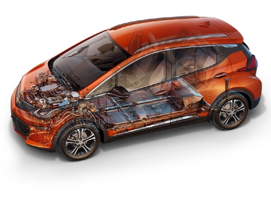 GM, 순수 전기차 쉐보레 볼트(Bolt) EV 상세 제원 첫 공개!