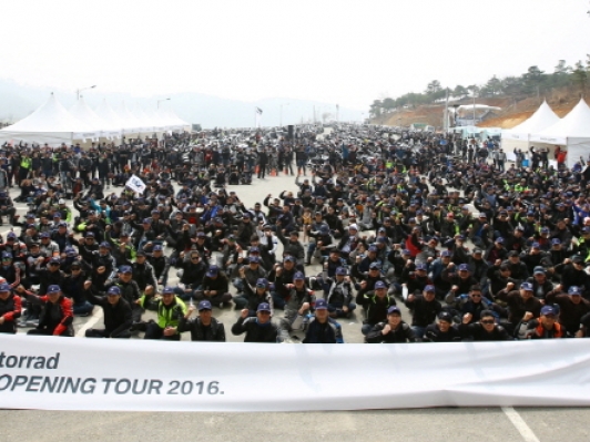 BMW 모토라드, 시즌 오프닝 투어 2016 성황리 개최