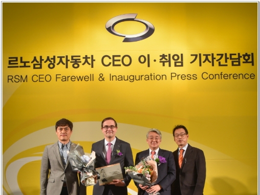 르노삼성차 CEO 이ㆍ취임 기자간담회 개최