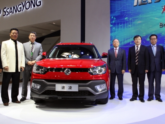 쌍용차, 베이징모터쇼에서 티볼리 에어 론칭