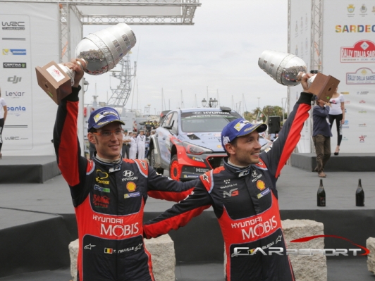 [화보] WRC 현대모터스포츠팀, 6라운드 이탈리아 랠리에서 누빌의 우승