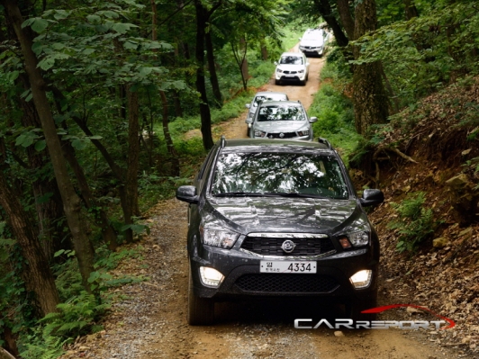 [시승기] 힘이 넘치는 2.2리터 픽업트럭, 코란도 스포츠