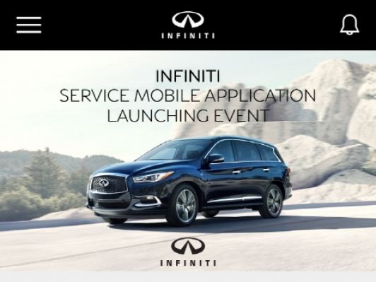 모바일 어플리케이션 ‘인피니티 서비스(Infiniti Service)’ 런칭