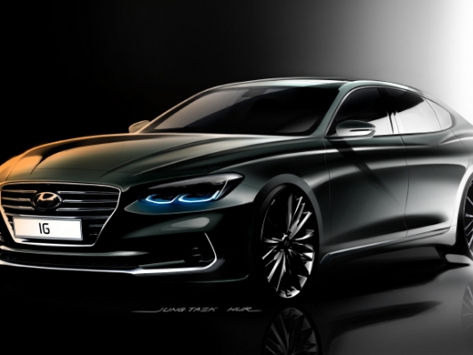 6세대 신형 그랜저 티저 렌더링 공개