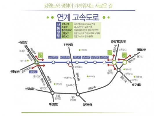 광주-원주 제2영동고속도로 개통!
