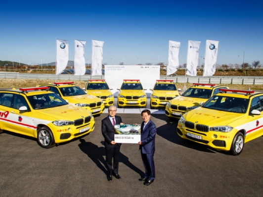 BMW, X5 119 구조차량 7대 기증