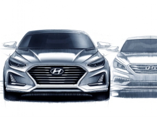 현대차 쏘나타, 페이스리프트모델 최초 렌더링 공개