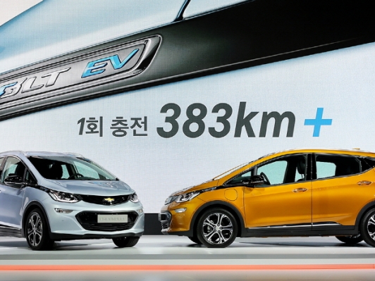 서울모터쇼서 쉐보레 전기차 대중화 선언!