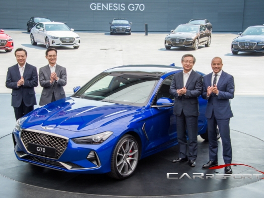 가장 제네시스 다운 역동적인 G70 출시