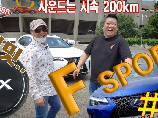 재밌는 차네. 사운드는 시속 200km. UX 250h F SPORT