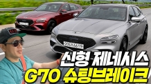 HOT! 4,310만원부터 5,680만원. 완전 이쁘네~ 중미산 와인딩 잡아 돌렸습니다. G70 슈팅 브레이크