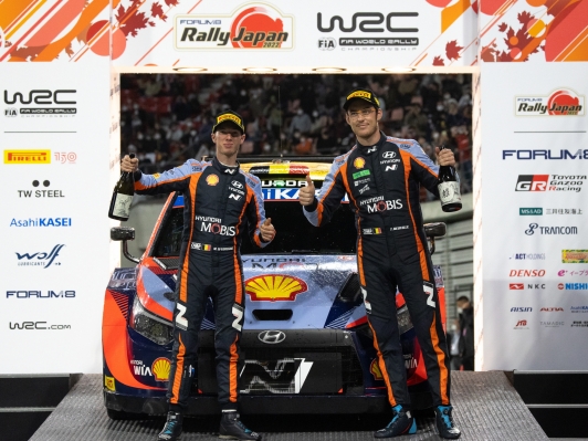 현대 월드랠리팀, 2022 WRC 마지막 일본 랠리에서 우승