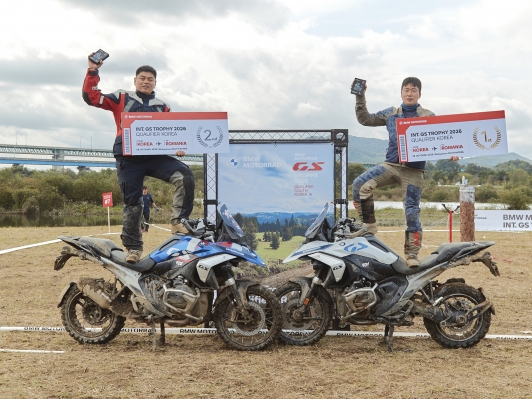 대한민국의 심장을 울릴 두 용사! 'BMW GS 트로피 2026' 정찬주, 최윤순 선수, 루마니아로 향하는 꿈의 질주 시작!