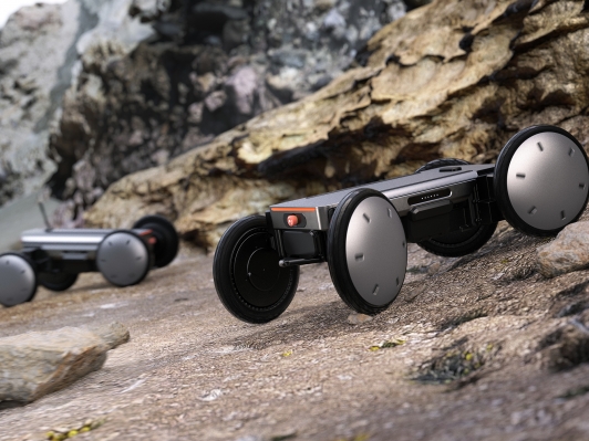 현대차·기아, 차세대 모빌리티 로봇 플랫폼 ‘모베드(MobED)’ 양산형 모델 첫 공개