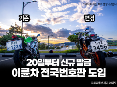 “이제 다 찍힌다”…커진 번호판에 라이더들 ‘긴장’