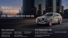 제네시스, 전기차 주행감성 품은 차세대 하이브리드 공개. GV80부터 적용